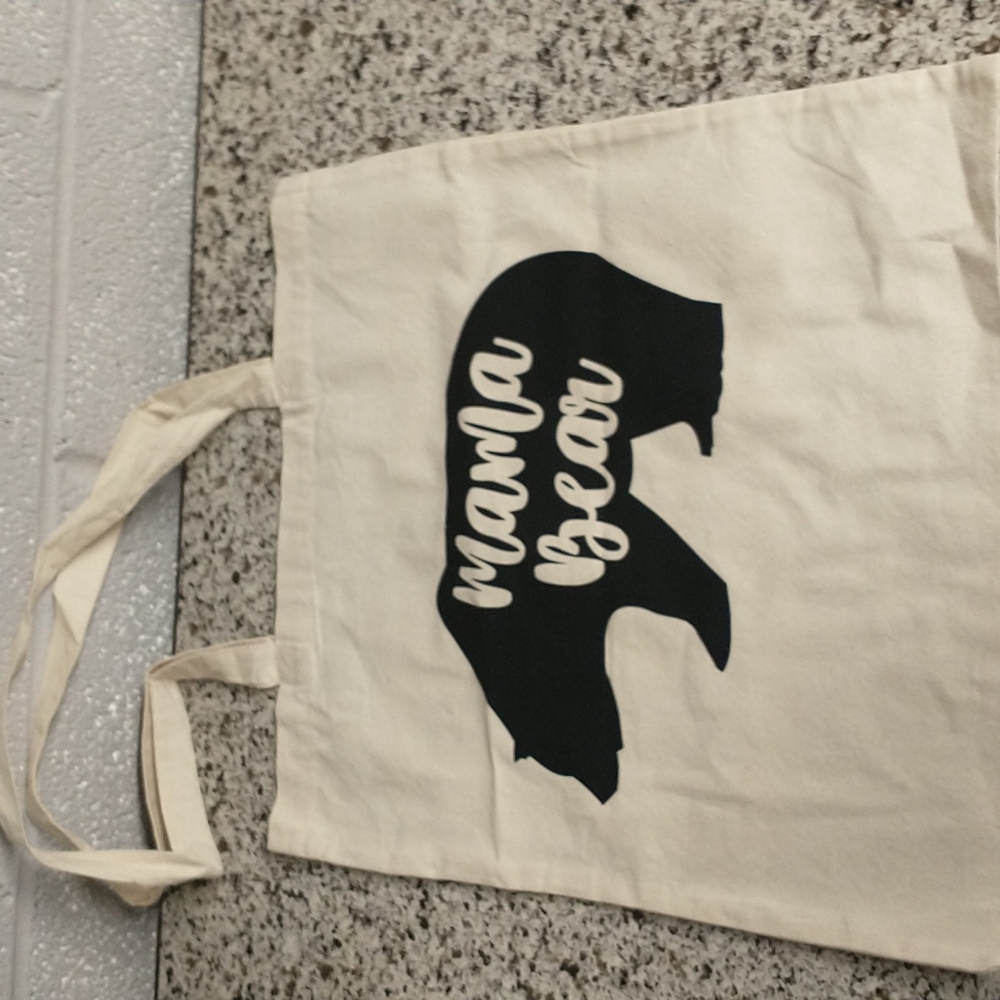 Mama Bear Canvas Tote Bag New